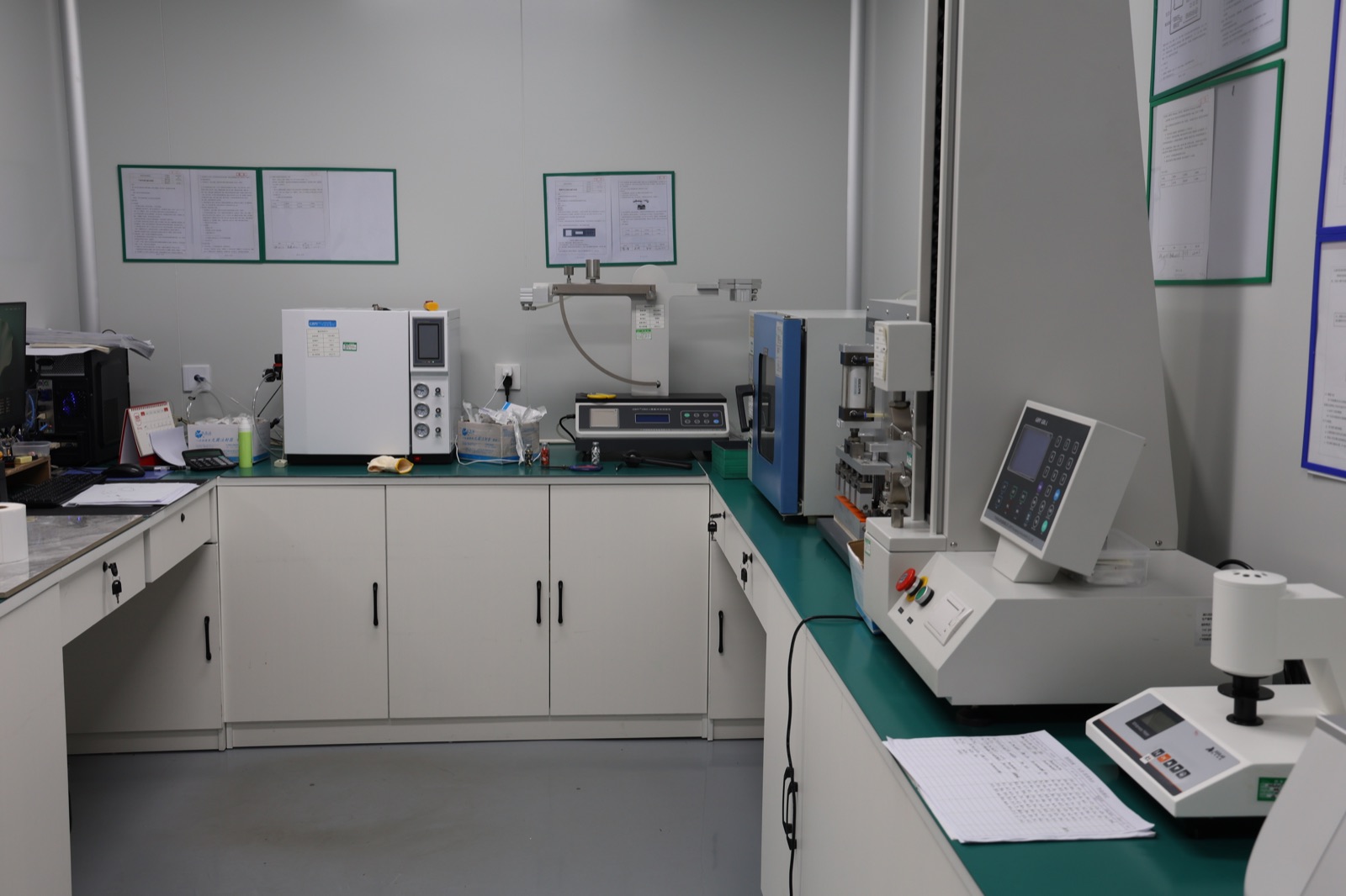 Material testing laboratory at a partner manufacturing facility